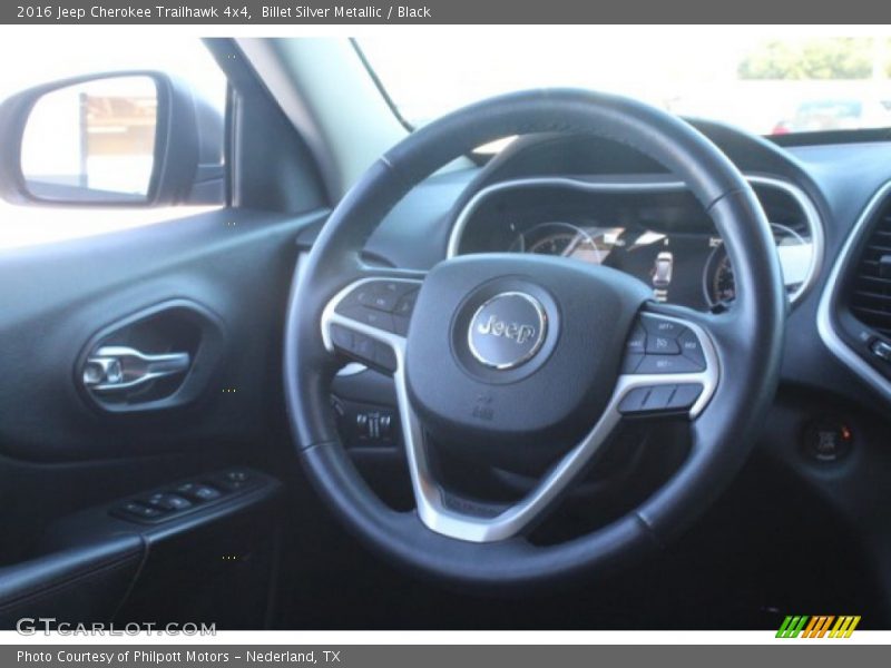 Billet Silver Metallic / Black 2016 Jeep Cherokee Trailhawk 4x4