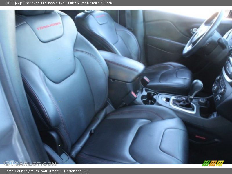 Billet Silver Metallic / Black 2016 Jeep Cherokee Trailhawk 4x4