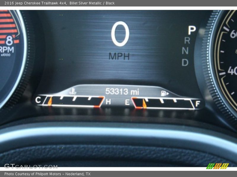 Billet Silver Metallic / Black 2016 Jeep Cherokee Trailhawk 4x4