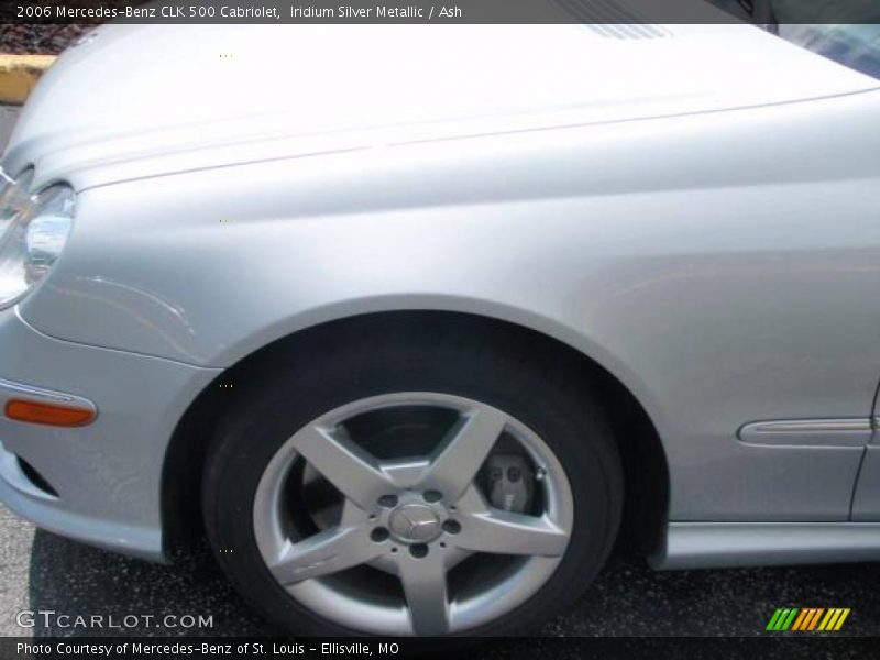 Iridium Silver Metallic / Ash 2006 Mercedes-Benz CLK 500 Cabriolet