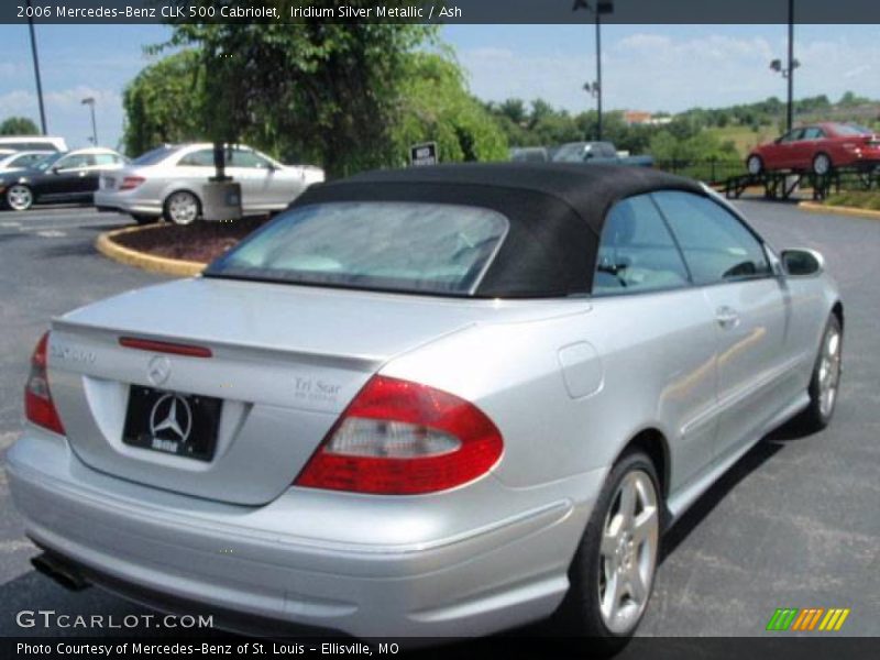 Iridium Silver Metallic / Ash 2006 Mercedes-Benz CLK 500 Cabriolet