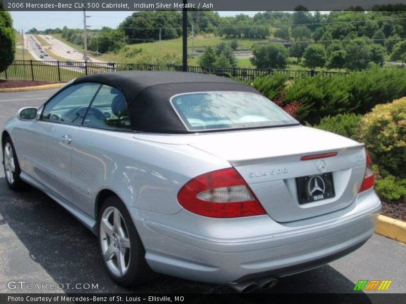 Iridium Silver Metallic / Ash 2006 Mercedes-Benz CLK 500 Cabriolet