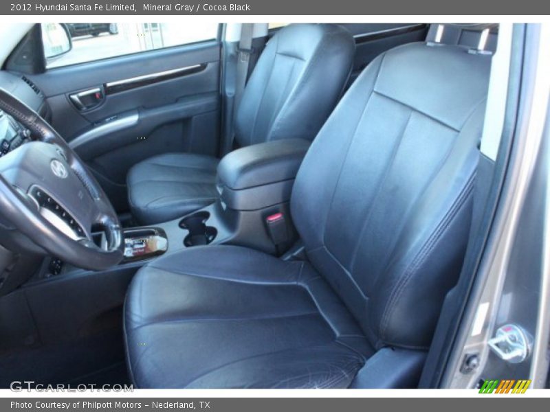 Mineral Gray / Cocoa Black 2012 Hyundai Santa Fe Limited