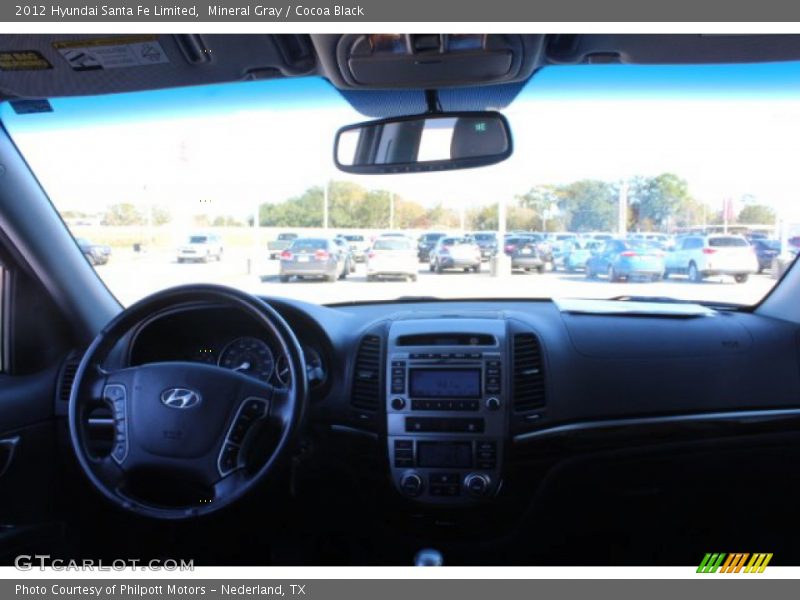 Mineral Gray / Cocoa Black 2012 Hyundai Santa Fe Limited