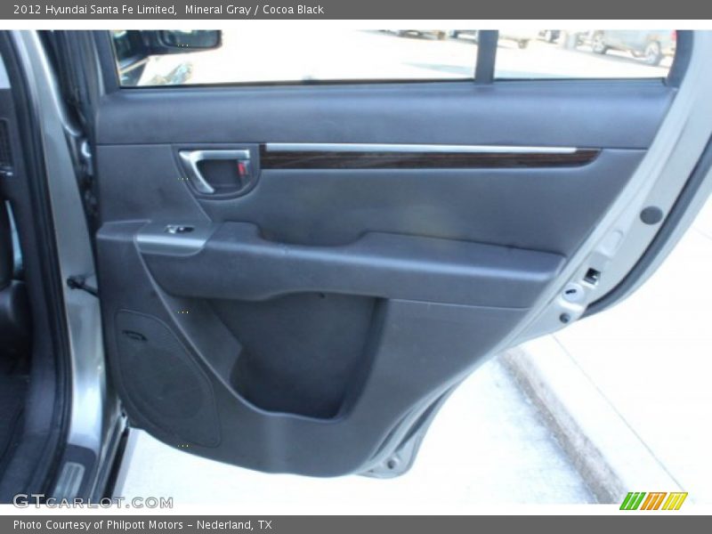 Mineral Gray / Cocoa Black 2012 Hyundai Santa Fe Limited