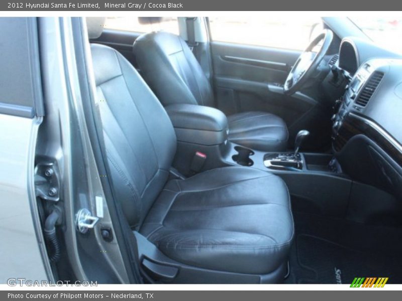 Mineral Gray / Cocoa Black 2012 Hyundai Santa Fe Limited