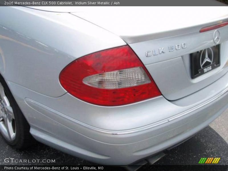 Iridium Silver Metallic / Ash 2006 Mercedes-Benz CLK 500 Cabriolet