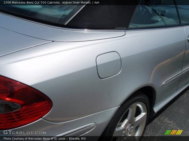 Iridium Silver Metallic / Ash 2006 Mercedes-Benz CLK 500 Cabriolet