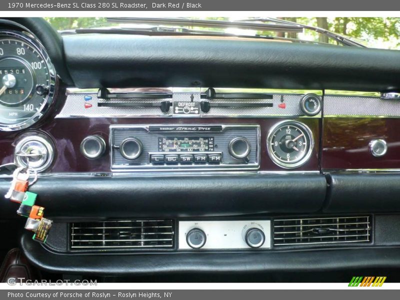 Dark Red / Black 1970 Mercedes-Benz SL Class 280 SL Roadster