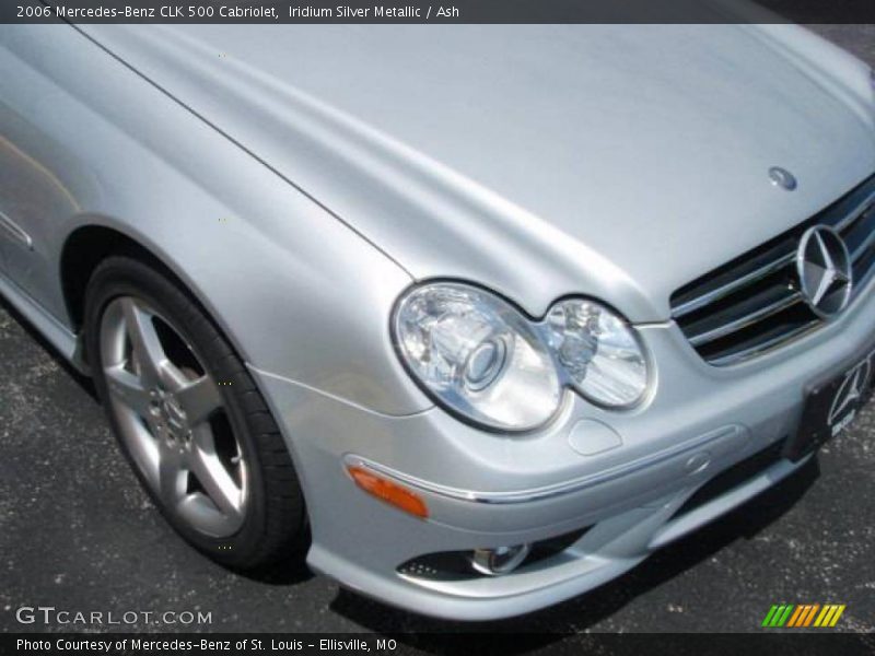 Iridium Silver Metallic / Ash 2006 Mercedes-Benz CLK 500 Cabriolet