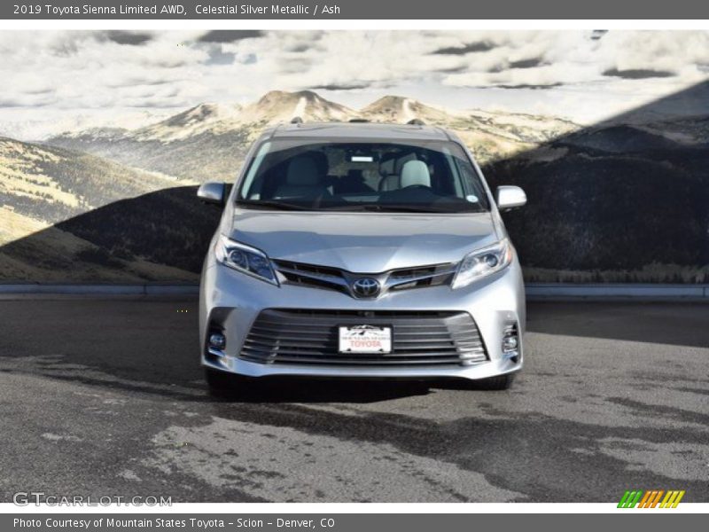 Celestial Silver Metallic / Ash 2019 Toyota Sienna Limited AWD