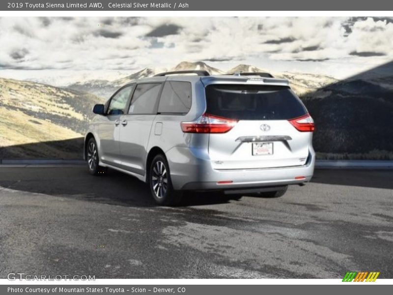 Celestial Silver Metallic / Ash 2019 Toyota Sienna Limited AWD