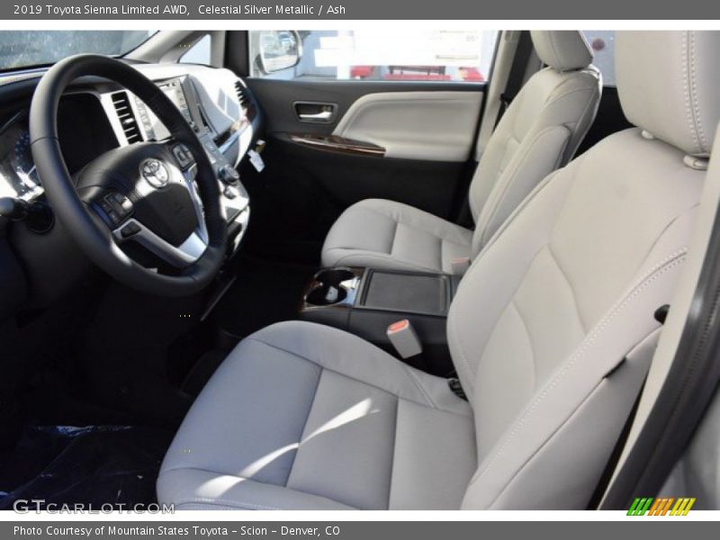 Celestial Silver Metallic / Ash 2019 Toyota Sienna Limited AWD