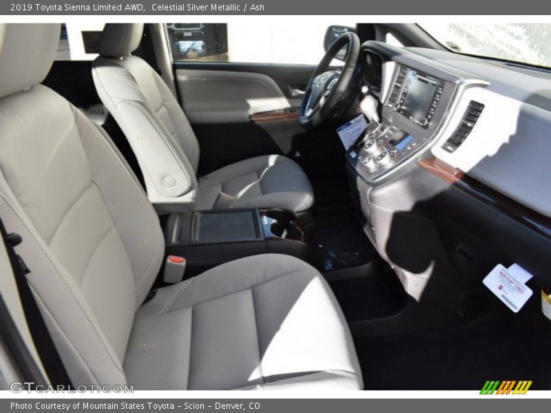 Celestial Silver Metallic / Ash 2019 Toyota Sienna Limited AWD