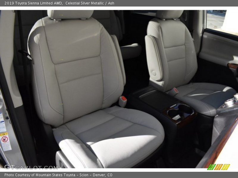 Celestial Silver Metallic / Ash 2019 Toyota Sienna Limited AWD