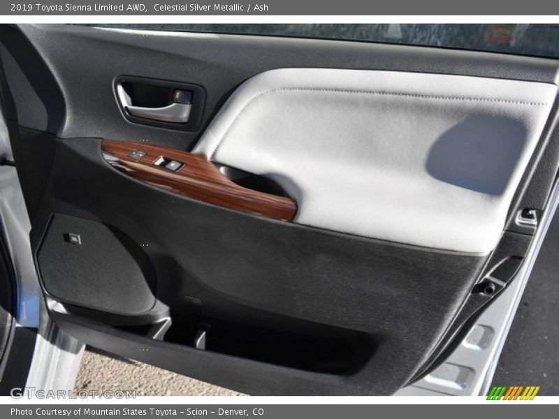 Celestial Silver Metallic / Ash 2019 Toyota Sienna Limited AWD