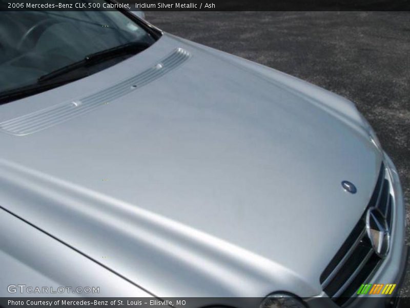 Iridium Silver Metallic / Ash 2006 Mercedes-Benz CLK 500 Cabriolet