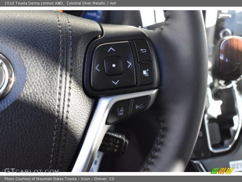 Celestial Silver Metallic / Ash 2019 Toyota Sienna Limited AWD