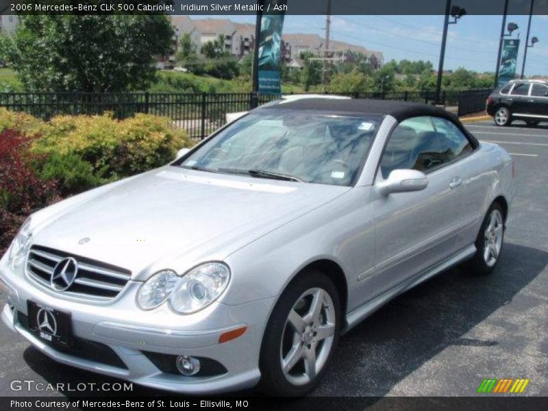 Iridium Silver Metallic / Ash 2006 Mercedes-Benz CLK 500 Cabriolet
