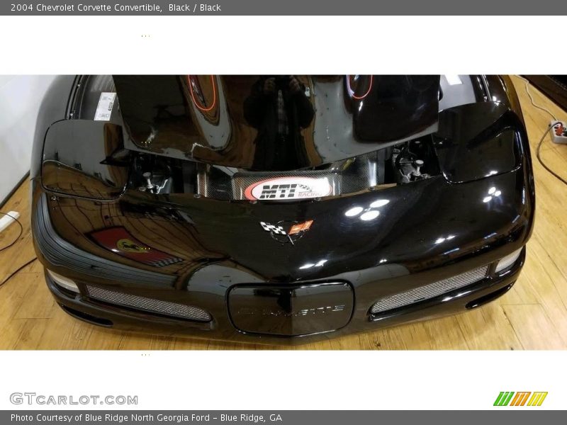 Black / Black 2004 Chevrolet Corvette Convertible