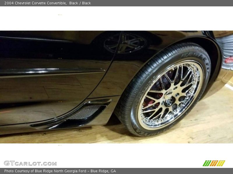 Black / Black 2004 Chevrolet Corvette Convertible