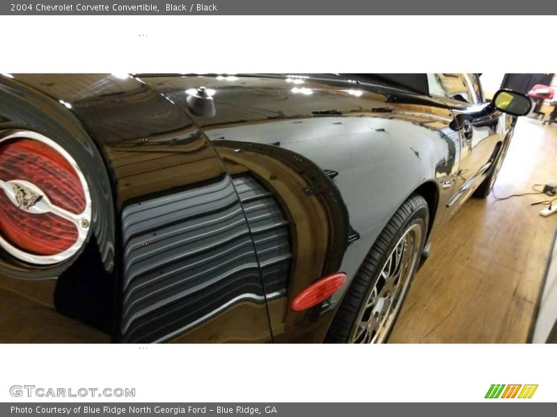 Black / Black 2004 Chevrolet Corvette Convertible