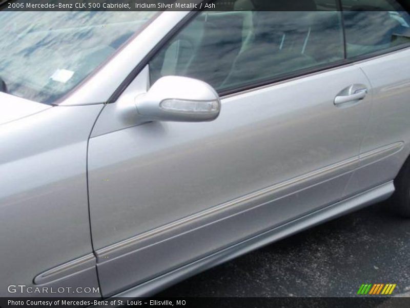 Iridium Silver Metallic / Ash 2006 Mercedes-Benz CLK 500 Cabriolet