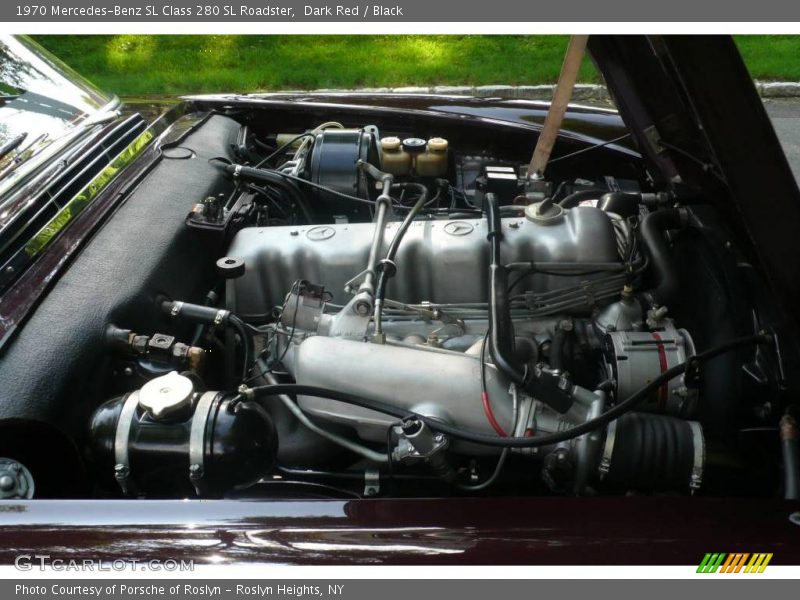 Dark Red / Black 1970 Mercedes-Benz SL Class 280 SL Roadster