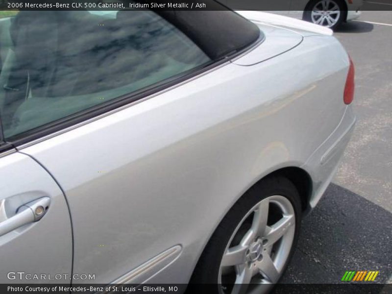Iridium Silver Metallic / Ash 2006 Mercedes-Benz CLK 500 Cabriolet