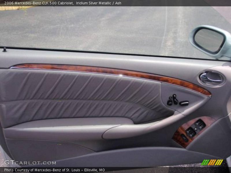 Iridium Silver Metallic / Ash 2006 Mercedes-Benz CLK 500 Cabriolet