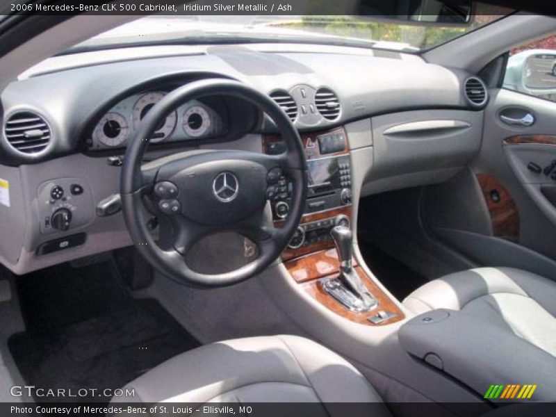 Iridium Silver Metallic / Ash 2006 Mercedes-Benz CLK 500 Cabriolet
