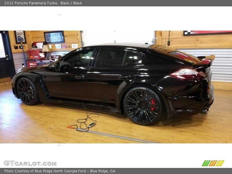 Black / Black 2012 Porsche Panamera Turbo