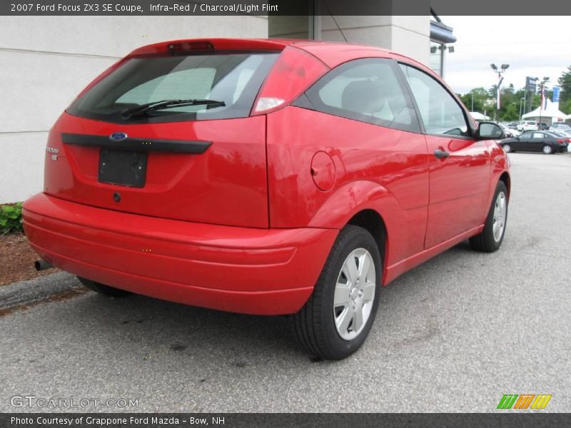 Infra-Red / Charcoal/Light Flint 2007 Ford Focus ZX3 SE Coupe