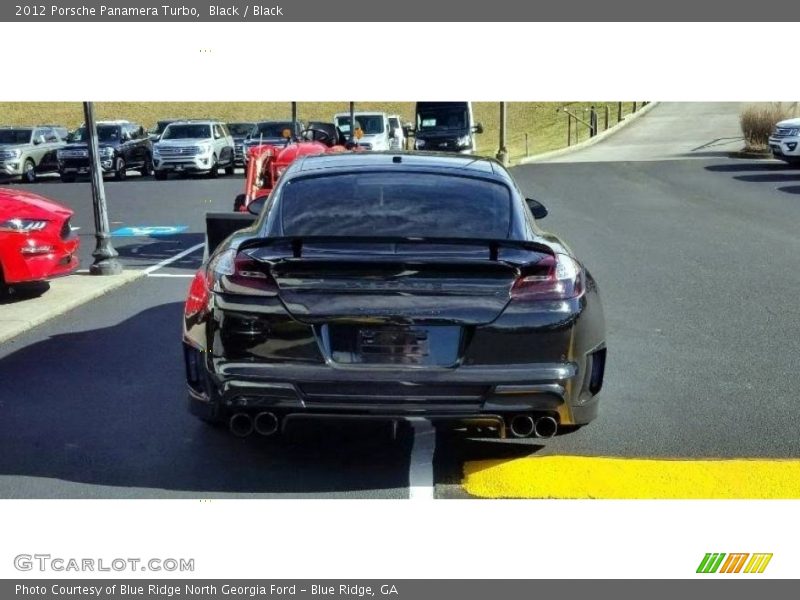 Black / Black 2012 Porsche Panamera Turbo