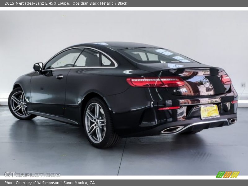 Obsidian Black Metallic / Black 2019 Mercedes-Benz E 450 Coupe