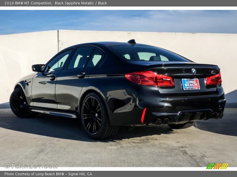 Black Sapphire Metallic / Black 2019 BMW M5 Competition