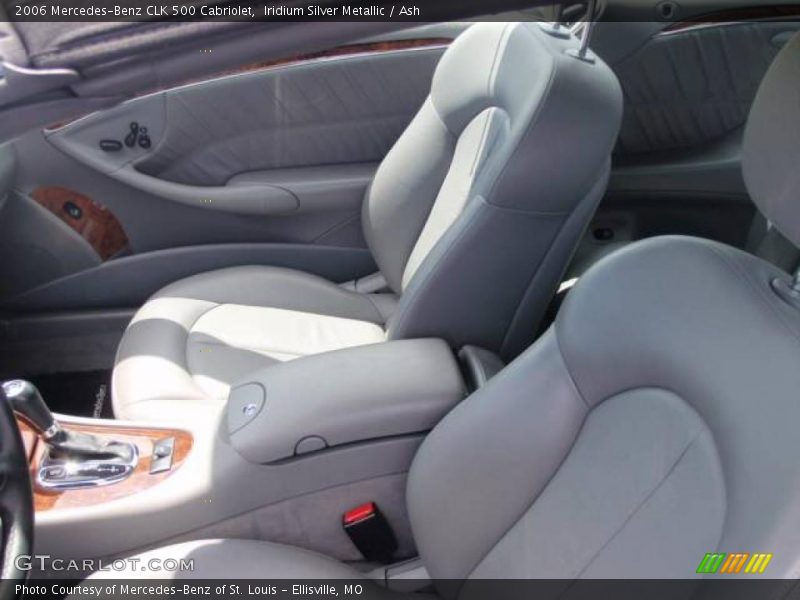 Iridium Silver Metallic / Ash 2006 Mercedes-Benz CLK 500 Cabriolet
