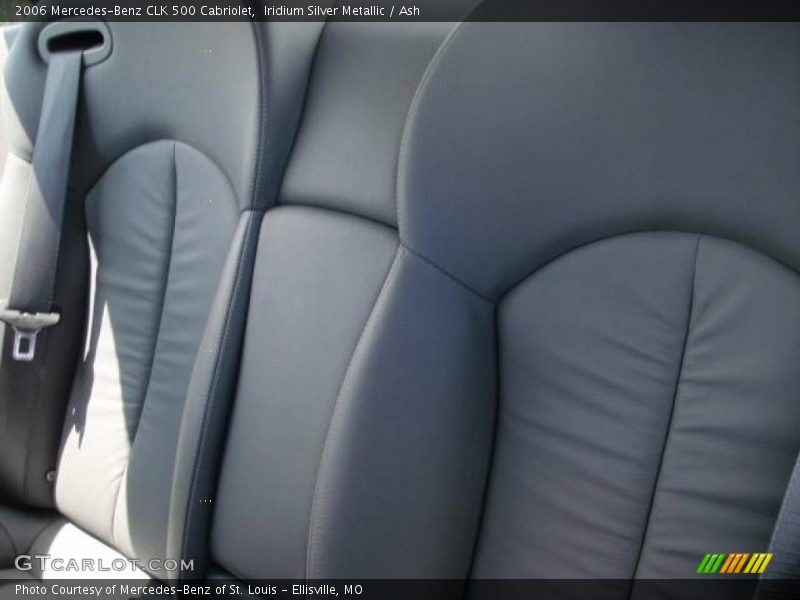 Iridium Silver Metallic / Ash 2006 Mercedes-Benz CLK 500 Cabriolet