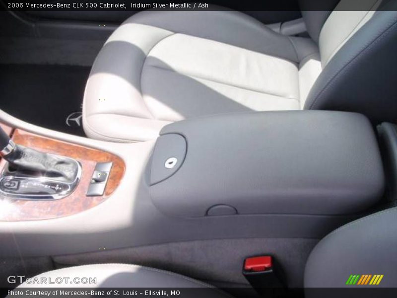 Iridium Silver Metallic / Ash 2006 Mercedes-Benz CLK 500 Cabriolet