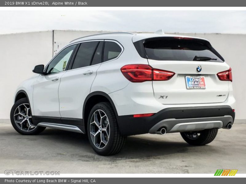 Alpine White / Black 2019 BMW X1 sDrive28i