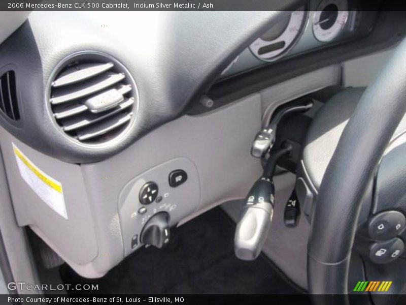 Iridium Silver Metallic / Ash 2006 Mercedes-Benz CLK 500 Cabriolet