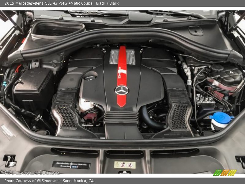 Black / Black 2019 Mercedes-Benz GLE 43 AMG 4Matic Coupe