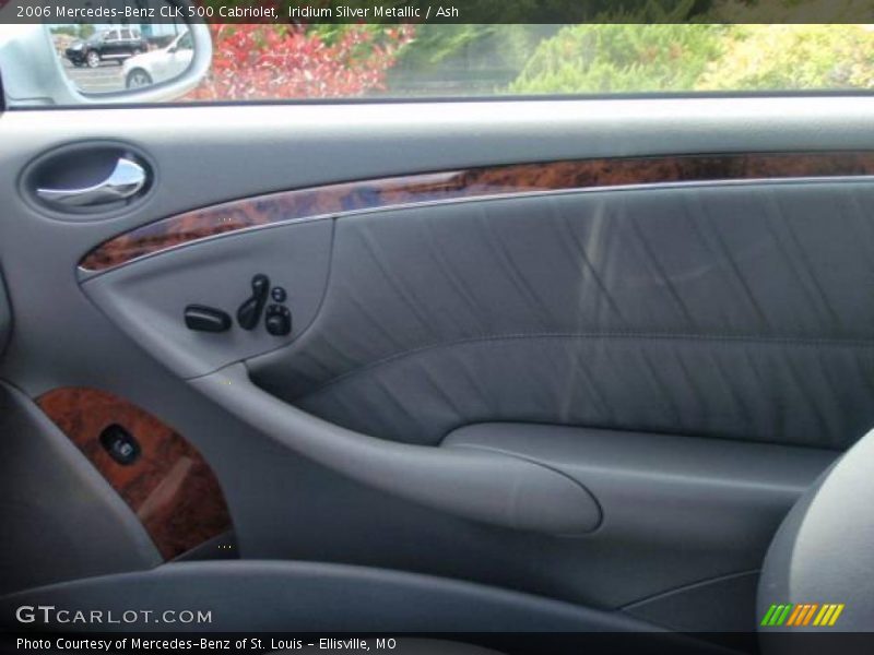 Iridium Silver Metallic / Ash 2006 Mercedes-Benz CLK 500 Cabriolet