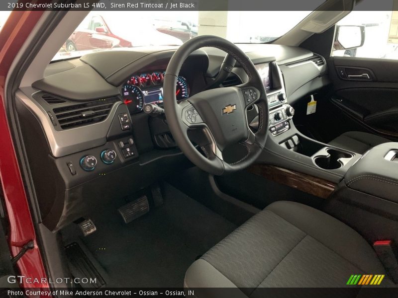 Siren Red Tintcoat / Jet Black 2019 Chevrolet Suburban LS 4WD