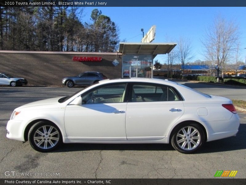 Blizzard White Pearl / Ivory 2010 Toyota Avalon Limited