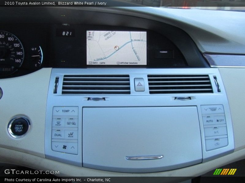 Blizzard White Pearl / Ivory 2010 Toyota Avalon Limited