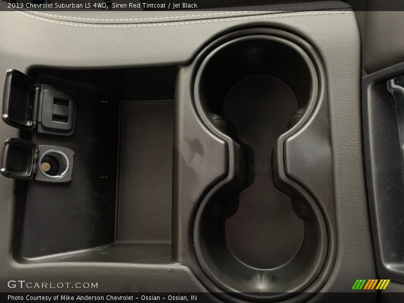 Siren Red Tintcoat / Jet Black 2019 Chevrolet Suburban LS 4WD
