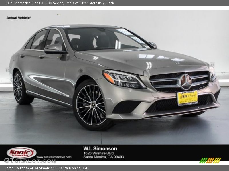 Mojave Silver Metallic / Black 2019 Mercedes-Benz C 300 Sedan