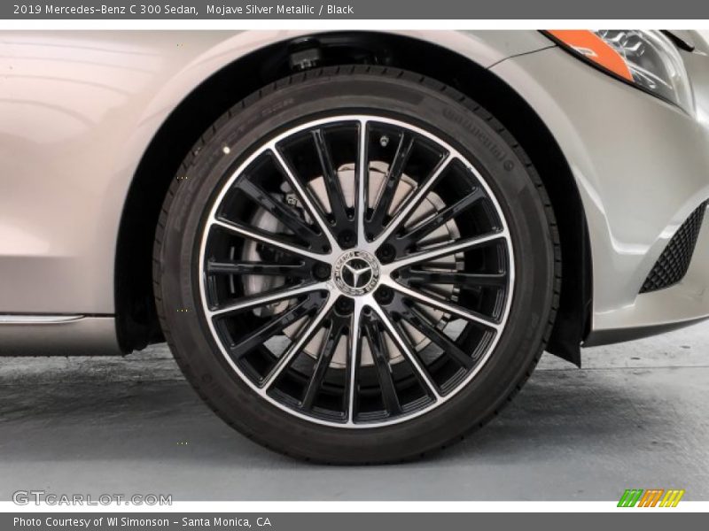 Mojave Silver Metallic / Black 2019 Mercedes-Benz C 300 Sedan