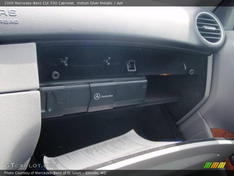 Iridium Silver Metallic / Ash 2006 Mercedes-Benz CLK 500 Cabriolet